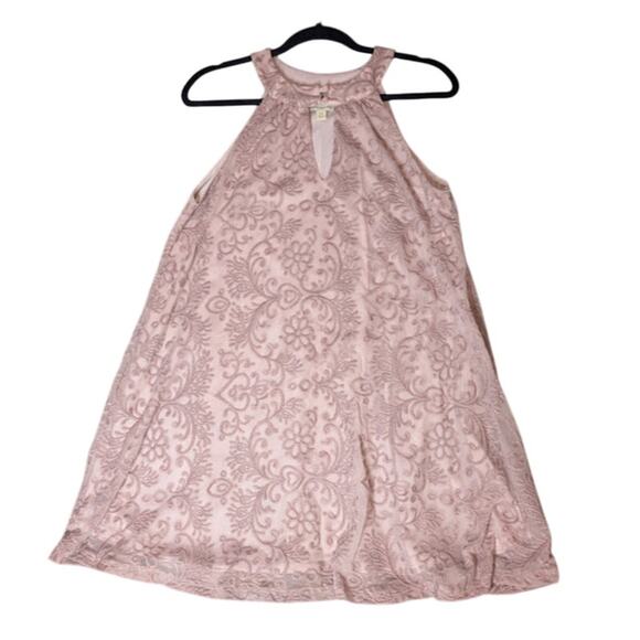 FRANCESCAS womens Lavender Knoxville Halter Midi dress Medium crouqette - Picture 2 of 6